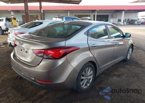 2016 Hyundai Elantra Se from USA, damaged, VIN 5NPDH4AE0GH760003